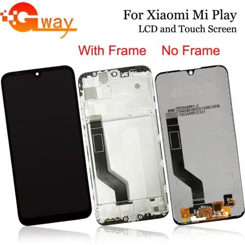 100% Tested For Xiaomi Mi Play LCD Display + Touch Screen Digitizer Assembly With Frame Replacement For Xiaomi Miplay LCD+Tools