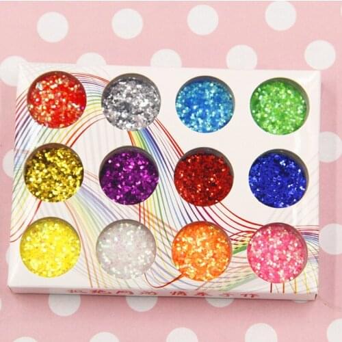 DIY Handcraft Clay Epoxy Materials Glitter Sequins Practical Slime Crystal Mud Decorative Fillers Nail Art Decor Ornaments
