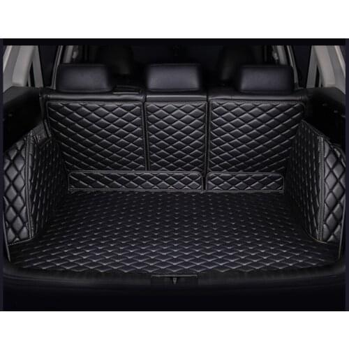 Custom Car Trunk Mat for Skoda all models Yeti Kodiaq Spaceback Rapid Fabia Superb Octavia auto accessories car styling