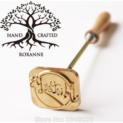 Custom Tree Logo with handmade Wood branding iron,Steak BBQ branding iron,Leather branding,Woodworking Design,Wedding gift