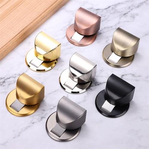 Magnetic Door Stops Door Stopper Hidden Door Holders Catch Floor Nail-free Doors