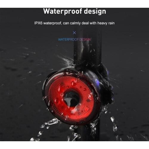 Mini LED Bicycle Taillight Bike Rear Light With 2 pcs Cr2032 Button Battery Safety Warning Helmet Light Backpack Scooter Lantern