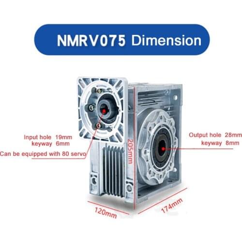 NMRV75 turbo worm 100 ratio reducer CNC round pipe intersecting wire cutting machine with 80 servo