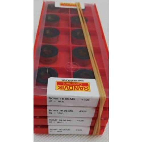 ORIGINAL 10PCS CARBIDE INSERT RCMT1606M04325