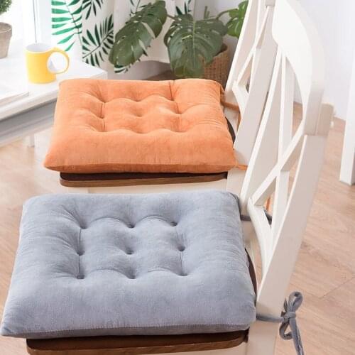 Plush cushion chair stool cushion household sofa dining chair cushion office soft fart cushion tatami floor cushion