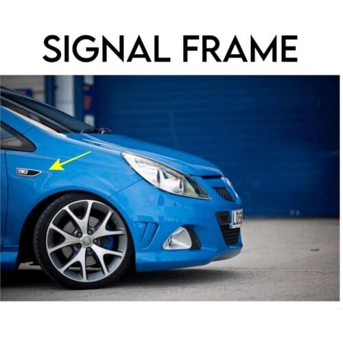 Roxform Turn Signal Frame Car Exterior Accessories For Opel Astra H Insignia Corsa D Corsa E Meriva B Chevrolet Cruze zafira B