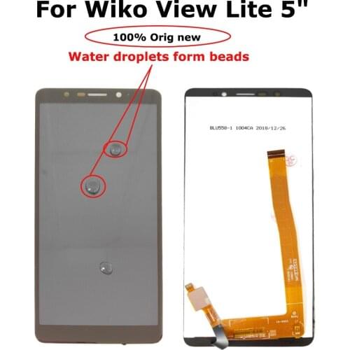 Shyueda IPS Orig New 5" For Wiko View Lite LCD Display Touch Screen Digitizer Assembly Replacement + Free Tools