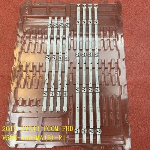LED backlight strip(8)for Samsung UE43J5000 UA43J5100 UN43J5000 UN43J5200 UE43J5300 UE43J5200 UN43J5000 BN96-46570A 46571A