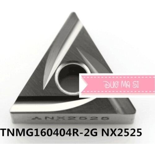 TNMG160404R-2G NX2525/TNMG160408R-2G NX2525. cutting blade, turning tip,suitable for MTJNR MTFNR WTJNR MTQNR Series Lathe Tool