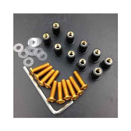 Universal Motorcycle Accessories Parts Windshield Bolts Nuts Screw For Honda Kawasaki Suzuki Yamaha Ducati Triumph