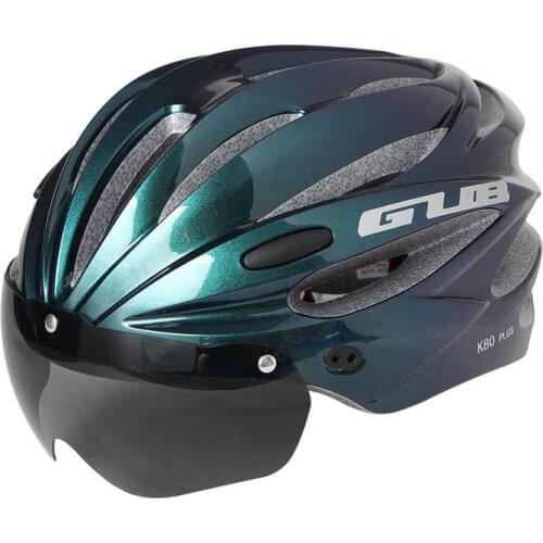 GUB Bicycle Goggles Integrated Mountain Road Bike Riding Helmet Mens and Womens Helmet Equipment