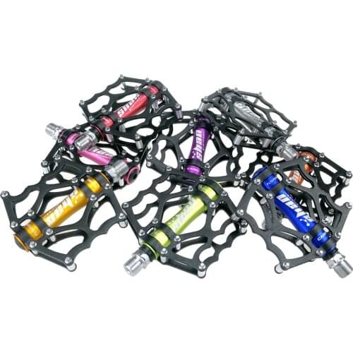 Bike Pedals Road MTB Bicycle Pedals Bike Shoe Clips Cycling Aluminium Alloy Pedal Indoor-cycling Spinning Antiskid Anti-slip