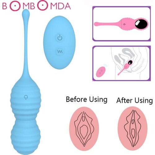 Vibration Vaginal Jumping Egg Remote Control Kegel Ball Vaginal Exercise Trainers Sex Toys for Woman Masturbation Adult Products