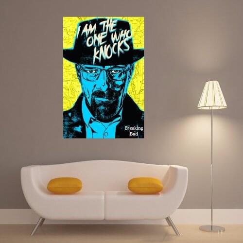 Breaking Bad The One Vintage Retro Posters And Prints Home Decoration Canvas Painting Modern Wall Art Picture Silk Fabric