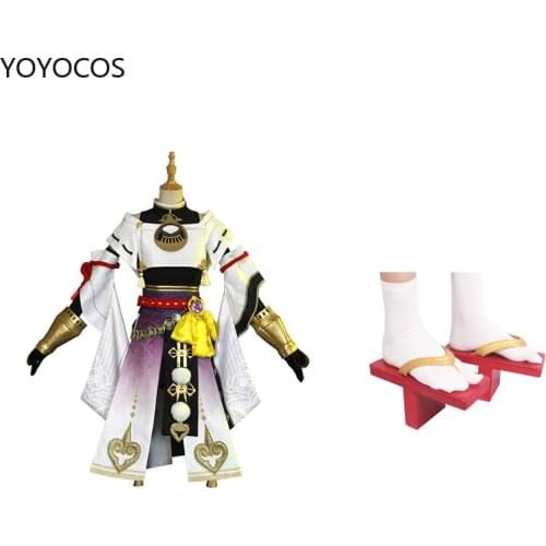 YOYOCOS Genshin Impact Kujo Sara Cosplay Costume Thor Raiden General Cosplay Suit Yu Sister Girl Halloween Carnival Costumes New