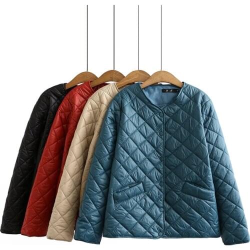 Winter Coats For Women Full Sleeve Filling Down cotton Casual Short Parka Female Oversize Warm Jackets
