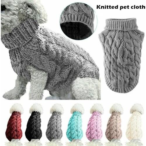 Winter Warm Knitted Pet Sweater for Dog Cat Pet Autumn Warm Winter Knitted Clothes @LS
