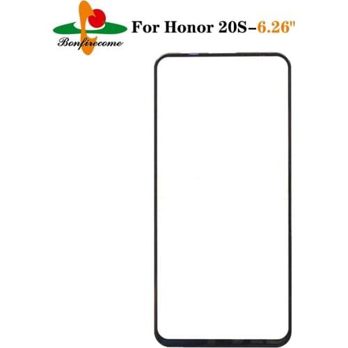 10Pcs\lot Touch Screen For Huawei Honor 20s YAL-AL50 YAL-TL50 Front Touch Panel LCD Display Outer Glass Lens Replacement