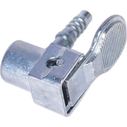 2Pcs 6.3mm Tire Valve Air Chuck Car Track Tyre Airline Inflator Connector Brass Clip-on Valve Zinc Alloy Tire Inflation Nozzles