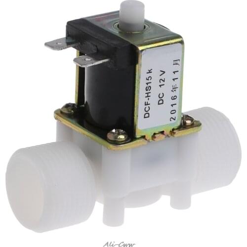 2018 Fashion 3/4" DC12V PP N/O Electric Solenoid Valve Water Control Diverter Device