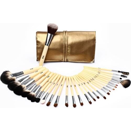 SKM 28pcs Eyeliner Makeup Brushes Cosmetic Beauty Tool for Girl