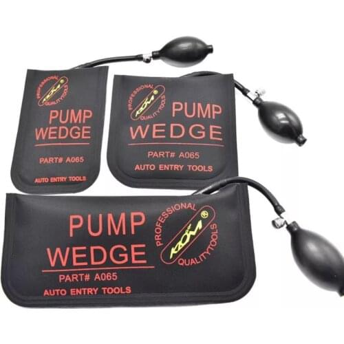 3pcs Pump Wedge Auto Entry Tools Dent Repair Removal Tool Kit Locksmith Tools