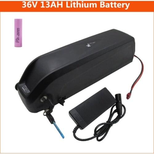 500W 36V lithium battery 36V 13AH hailong battery case ebike battery 36v 15ah use for samsung cell with 15A BMS 42V 2A charger