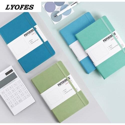 Hardcover A5 Bullet dotted-journals Dot Notebook 188 Page 100gsm 5.7x8.2inch Retro Bandage Candy Color Diary Notebook Journal