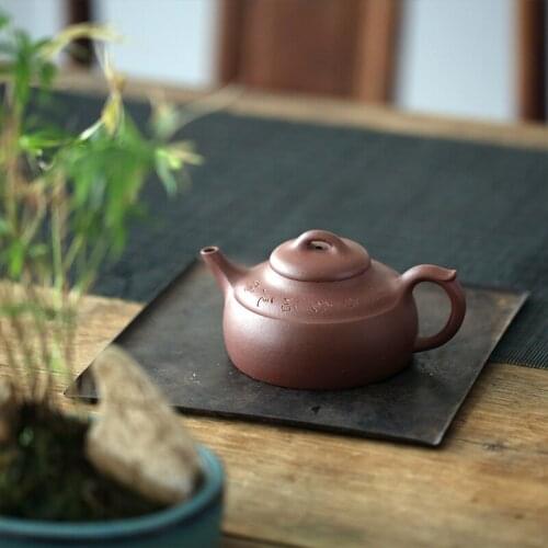 Yishuitang Yixing Zisha teapot raw ore pure manual kungfu tea set household bottom trough clear flow teapot 230ml