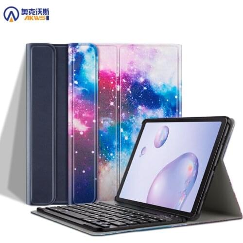 Keyboard Case For Samsung Galaxy Tab A 8.4 SM- T307 T307U Wireless Keyboard Cover for Galaxy Tab A 8.4” 2020 Mocha Tablet Case