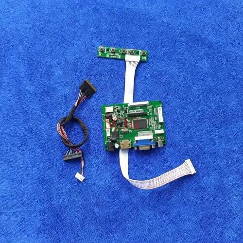 DIY Kit 1600*900 laptops Fit B156RW01/LP156WD1 LCD screen controller drive board HDMI-compatible VGA AV 40-Pin LVDS 60Hz WLED