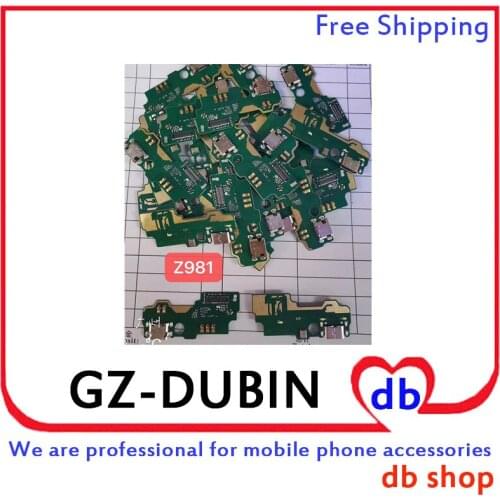 For ZTE ZMax Pro Z981 USB Plug Charger Jack Board Usb Charging Port Dock Connector Flex Cable Phone Replacement Repair Parts