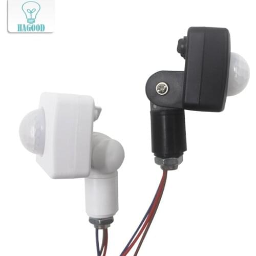 20mm 24mm 40mm IR Detector Rotate Adjustable 180 Degrees Infrared Ray Human Motion Sensor Time Delay Switch for LED Light