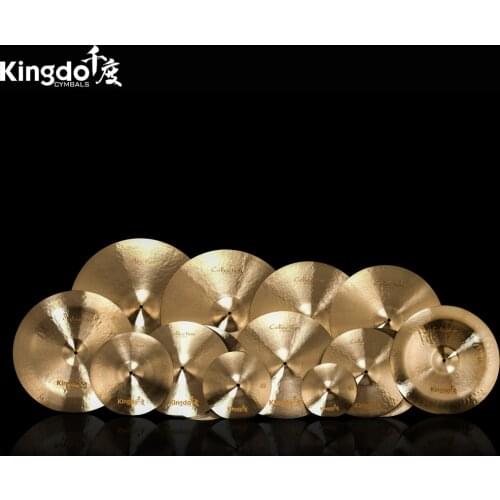 Kingdo handmade B20 Collection JAZZ series 4pcs 14"+16"+20" cymbal set for drum set