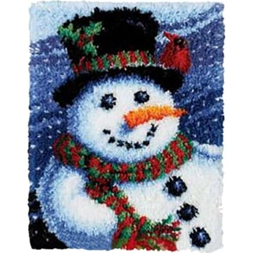 Latch Hook Bear Horse Dog Elephant Lion Owl Animals Carpet Embroidery Needlework Crochet Diy Latch Hook Rug Kit Cross Stitch