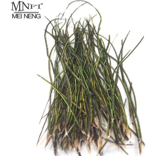 MNFT 1 Bag Peacock Feather Wire Fly Tying Material With Olive Green Color Fly Fishing Lure Bait