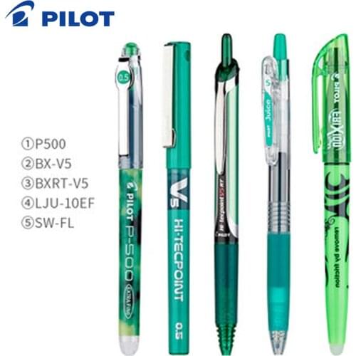PILOT Color Gel Pen Set P500/G1/V5 Juice Pen 5/6pcs Student Writing Painting Gift Creative Stationery 0.5mm