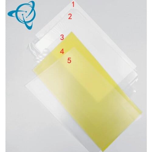 New 5pcs/set LED LCD Screen Display Back Rear Reflective Sheets Backlight for Macbook Air 11" A1370 A1465 13" A1369 A1466