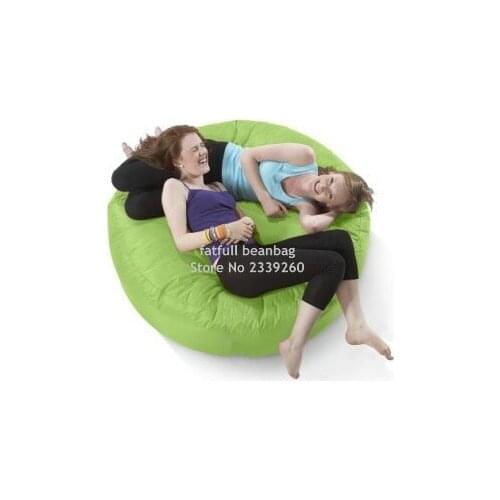 Cover only No Filler- Green big hug huddle eco friendly indoor / outdoor round bean bag, many colors