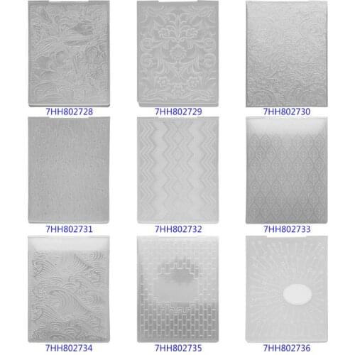 P15D Sea Wave Cloud Background DIY Cutting Dies Scrapbooking Embossing Folder for Album Paper Craft