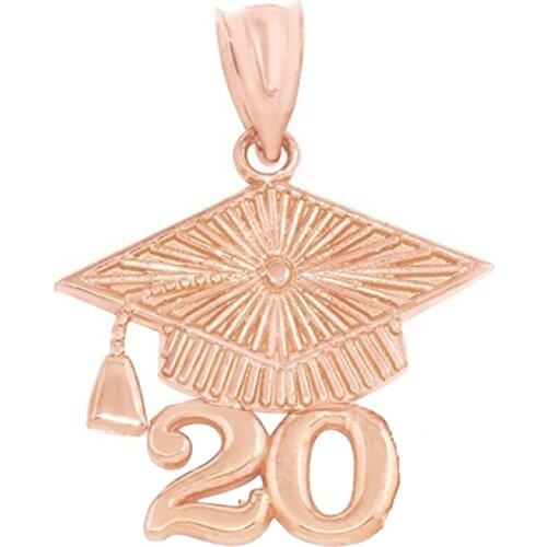 DOUBLE NOSE Class of 2020 charms with bails for necklace bracelet making school students gradaute memory jewelry diy