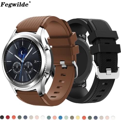 20/22mm watch band for samsung galaxy watch 46mm 42mm Gear s3 Frontier active 2 amazfit gtr/gts bip huawei watch gt 2/2e strap