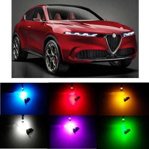 20pc/lot canbus t5 Dashboard LED Light Bulbs For Alfa Romeo 159 145 146 147 155 156 164 166 33 4C BRERA GIULIETTA GT GTV MITO