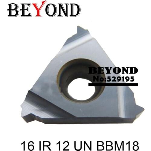 BEYOND 16IR carbide inserts 16 IR 8/10/12/14/16/20 UN BBM18 for cnc lathe turning holder thread cutter SNR SNR0016 SNR0025 SEL