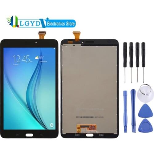 LCD Screen and Digitizer Full Assembly for Samsung Galaxy Tab E 8.0 T377 (Wifi Version) Replacement Part with Repair Kits