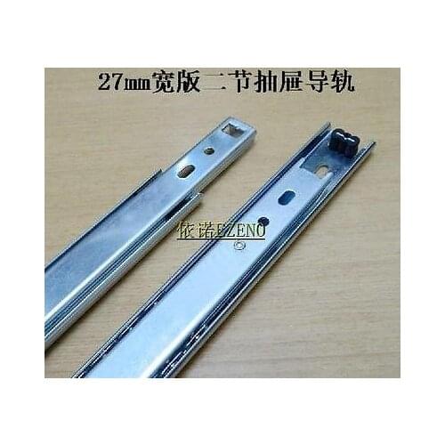 1 pair 13.78" Side Mount Ball Bearing Drawer Slides 1.06"width 33lb QC Unique