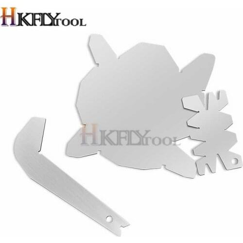 3Pcs/Set Degree Front Edge Gauge Stainless Steel Meter Sharpening Inspection Drill Bits Angle Corner S/S Inspection Angle Gage