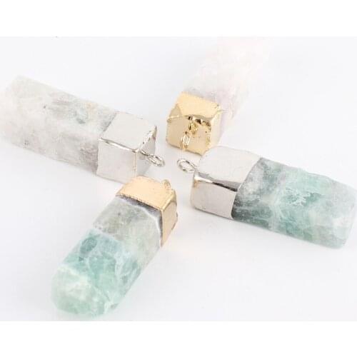 Beadsland Podetium Nature Stone Pendant DIY Pendant Necklace Bracelet Girl Gift