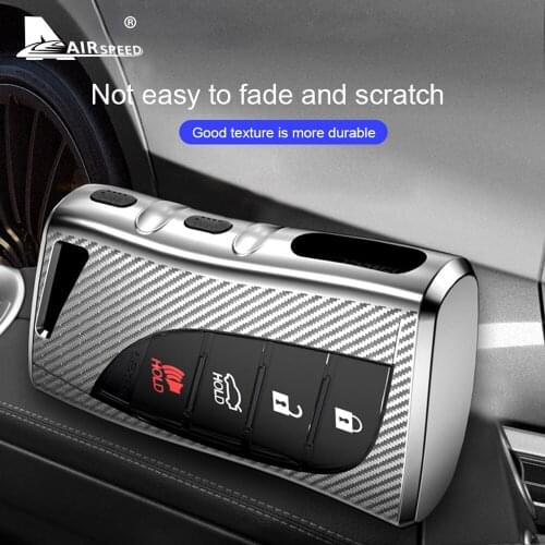 AIRSPEED TPU Carbon Fiber Style Car Key Shell Case Protector Cover for LEXUS 2018 2019 2020 IS ES GS NX RX LX LC RC Accessories