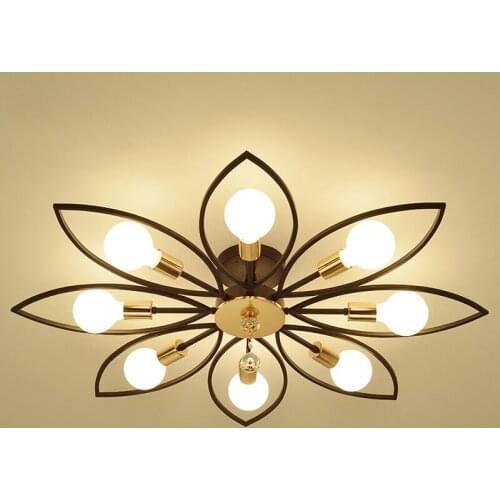 Living Room Light Modern Crystal Lamp Simple led Ceiling Lamps Round Bedroom Ceiling Light Restaurant Flush Mount Ceiling Lights